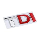 Futao Decal Reflective Turbo Direct Injection MK4 MK5 MK6 Car Sticker 3D Metal Emblem Badge TDI Logo (Color : 3)
