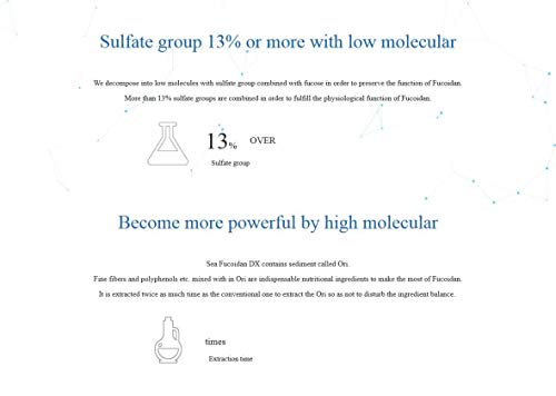 Sea Fucoidan DX 900 ml × 12 Botellas sin azúcar con vaso medidor miniatura 5