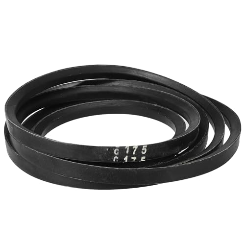 Courroie de transmission classique en C uxcell C175 de 452,1 cm enveloppée de caoutchouc noir