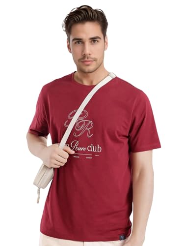 Image of Rare Rabbit Regular fit Plain t-Shirt