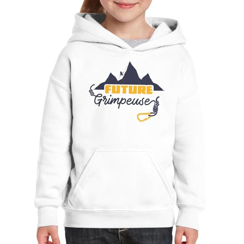 Sweat à capuche enfant future grimpeuse Fabulous en coton premium - 3