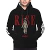 TUIOFET Men's Skillet-Band Hoodie 3d Novelty Graphic Hooded Sweatshirt Pullover Sweatshirts with Pockets Black XXL #4