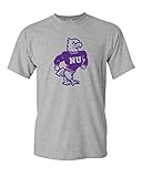 90% Cotton, 10% Polyester: This shirt may shrink slightly in the wash. Machine wash cold and tumble dry low or air dry to reduce shrinkage. Wash inside out to protect the print. Get your hands on one of these Niagara University tees and show off your...