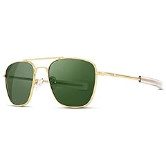 Gold Frame/Green Lens