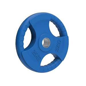 Body Revolution Olympic Weight Plates for 2″ Barbells, Rubber Tri-Grip Design for Powerlifting, Body Building & Home Gym Strength Training