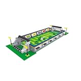 SIzlaho サッカーフィールドワールドカップは、レゴビルディングブロックと互換性があり、スポーツ玩具、サッカーフィールドビルディングブロックセット、組み立て玩具、親子ゲーム、教育早期教育 (透明バッグ,フットボールフィールドC 261粒子)
