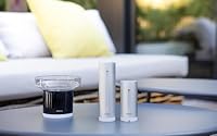 Netatmo Packung mit Wetterstation für Innen und Außen mit drahtlosem Außensensor und intelligentem Regenmesser, Luftfeuchtigkeit, Luftqualität, Geräuschpegel in Innenräumen, Luftdruck, NBU-NWS-NRG-EU – Ansicht 4