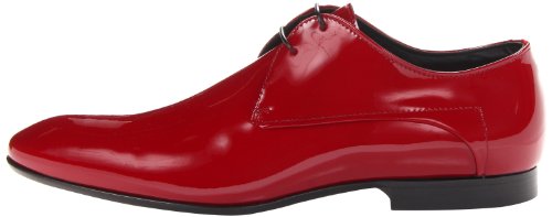 Image of Hugo Men's Patent Calf Tuxedo Oxford