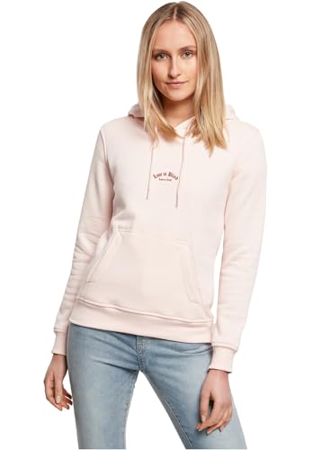 Miss Tee Sudadera con Capucha de Las Mujeres, 65% Algodón 35% Poliéster, Rosa, S