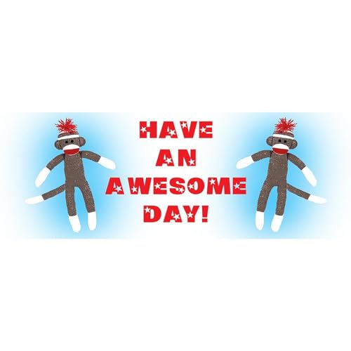 Taza de cerámica 11 oz Awesome Sock Monkey miniatura 3