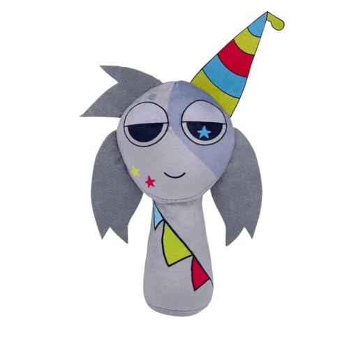 Image of Grey Joker Sprunki Plush Toys