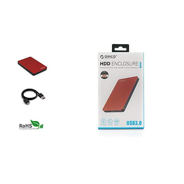 ORICO 1TB 2.5 Zoll Externe tragbare Festplatte USB 3.0 MD25U3 External HDD Mobile Speicherplatte für Fotos smart TV PC… – Bild 8