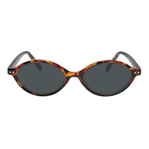 TIJN Olisa Retro Oval Sunglasses for Women Men,Polarized UV Protection Shades,Stylish Frame Sun Glasses,2025 Trendy Sunnies