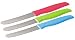 Nirosta FACKELMANN Cuchillo Desayuno Tropical Hoja Inoxidable Mango Fucsia o Turquesa o Lima, 20cm, 1ud, Acero