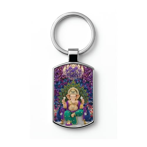 Image of Premium Printed Metal Keychain for Men & Women | High-Definition Artwork Print | Durable Key Ring for Car, Bike, Home & Office Keys | Stylish Decorative Key Holder Gift