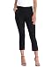 HDE Pull On Capri Pants for Women with Pockets Elastic Waist Cropped Work Pants Black - M
