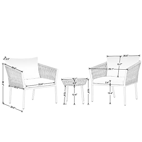 Expelz Rattan Patio Furniture Set,Outdoor Ottomans For Patio And Grand,Patio Dining And Conversation Sets, Wicker Outdoor Sectional,Sillas Para Patio Set (Beige Chair) #TOP5