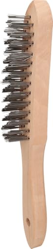 Brilliant Tools Brosse métallique manuelle 4 rangées, 290mm BT706002