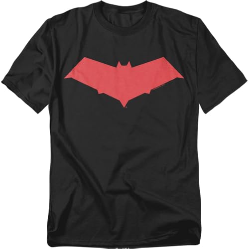 Popfunk Red Hood Jason Todd Superhero T-Shirt - Black - Medium