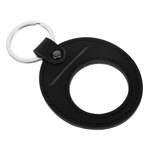 Keychain Coin Holder Compact Protective Sleeve for Commemorative Coins Durable PU Keychain Accessory with Craftsmanship for Keys Coins