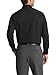 Calvin Klein Men's Regular Fit Non Iron Herringbone Solid, Black, 17.5/36-37