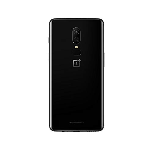 OnePlus 6 A6003 Dual-SIM (64GB Storage | 6GB RAM) (GSM Only, No CDMA) Factory Unlocked 4G Smartphone (Mirror Black) - International Version/No Warranty
