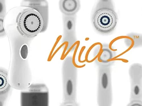 Clarisonic Sistema de Limpeza Mia 2, Conjunto de 2 Velocidades para Limpeza Suave e Diária (Branco)