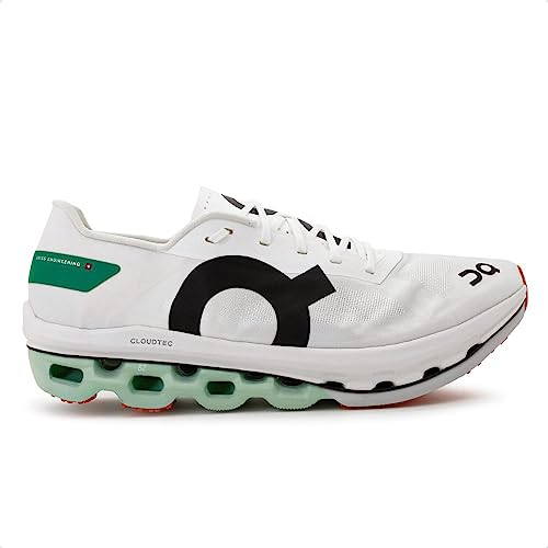 On Cloudboom Echo Men's Running Shoes Sneakers (White - Mint, US Footwear Size System, Adult, Men, Numeric, Medium, 10.5)