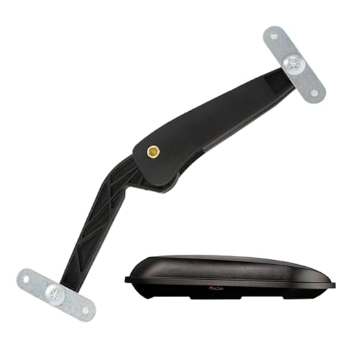 Soporte para baúl de techo, 183 g, ligero, estabilizador de brazos, brazo portaequipaje para coche, versátil, seguro y curvado, con amortiguación de vibraciones y reducción de ruido