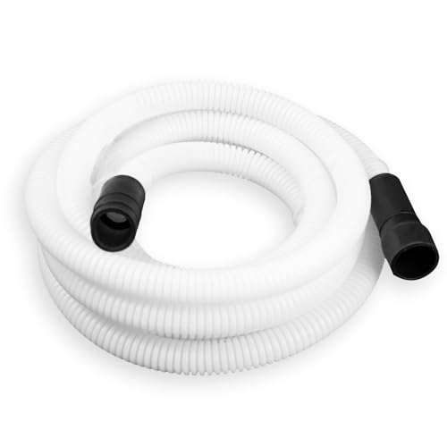 IWIWE WD24X10065 3028711 12 Feet Dishwasher Drain Hose Extension Includes Drain Port Replacement for GE Dishwasher 12' Drain Hose Extension Replaces AP5793010 PS8756368 (WD24X10065 (Single Unit))