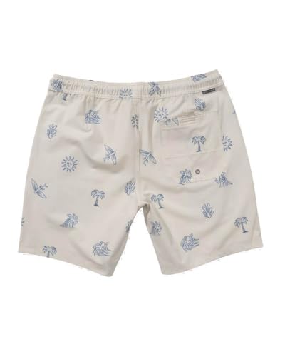 Salty Crew Men's Good Vibes Volley Shorts – Lightweight Quick-Dry Beach Shorts with Pockets2