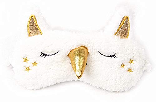 XCHAI Máscara de dormir infantil com 6 para meninas adormecidas máscara de olho feminino cobre o jog