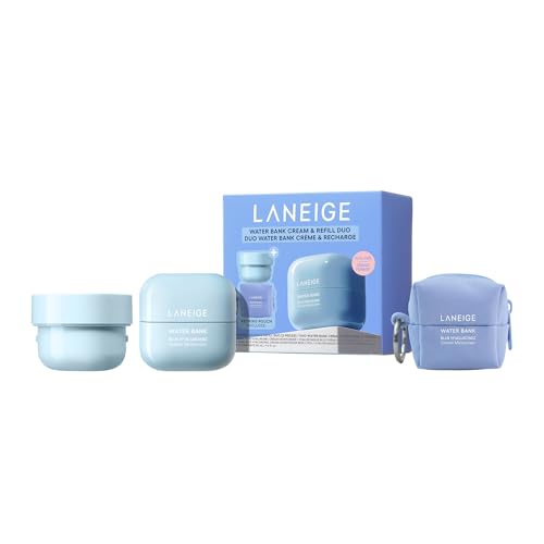 Image of LANEIGE Water Bank Blue Hyaluronic Acid Cream Daily Face Moisturizer: Hydrating Korean Lightweight Face Cream with Ceramides & Squalane for Lasting Deep Hydration & Skin Barrier Support