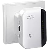 Extensor WiFi, Extensor de Rango WiFi, Extensor de se?al de Rango WiFi de 2.4 GHz/300 Mbps con Puerto Ethernet, Extensores WiFi para el hogar (Blanco)