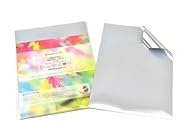 10 Sheets A4 blank brushed silver fully customisable waterproof coating matte vinyl - made from quality PVC material Compatible with both Inkjet and laser printers - works with all popular brand printers Strong permanent sticky back self-adhesive, gr...
