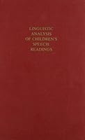 Linguistic Analysis of Children's Speech: Readings 0842251731 Book Cover