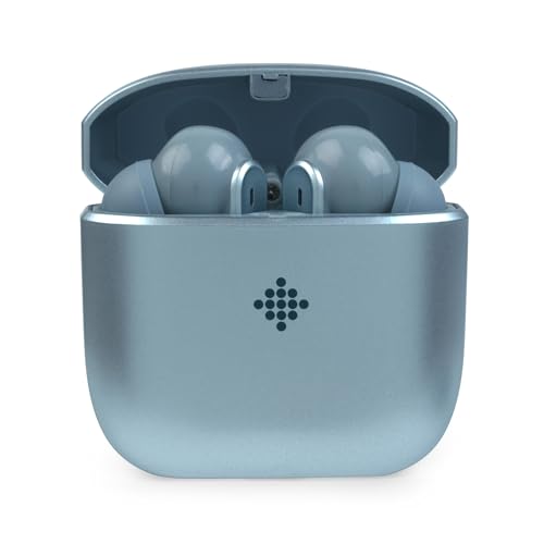 Image of Intempo Aria Lite Noise Cancelling Earphones – Up To 18 Hours Play Time, Extra Caps Included, Lightweight Compact Design, Bluetooth 6.0 Connectivity, Faster More Reliable Paring, Metallic Finish, Blue