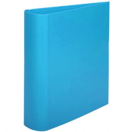 12 x CrazyGadget® A4 Large 80mm Lever Arch File Folder Stylish Design with Ring Binder and Metal Finger Pull - for Office, School and Home (Blue)