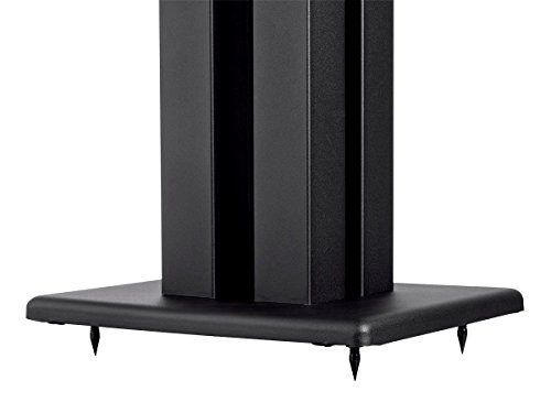 Monolith Speaker Stands - Sturdy Construction, Rectangular Columns, Rectangular Columns, 32 Inch, Black