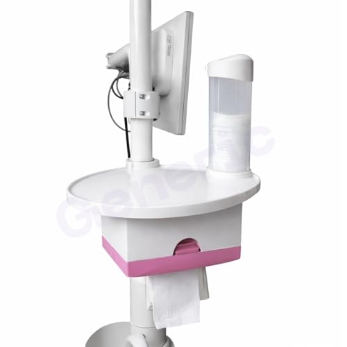 Image of Dental 3 in 1 Utility tray with Dispenser Water Cup Holder, Tissue Box & Utility Tray for Dental Implant of dental chair parts (Pack of 1 / COLOR AS PER AVAILBILITY)