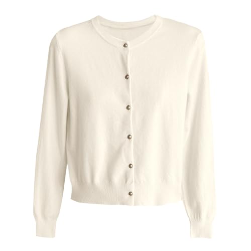 Women Cardigan Long Sleeve Button Down Knit Sweater Lightweight Fall Top - image 7