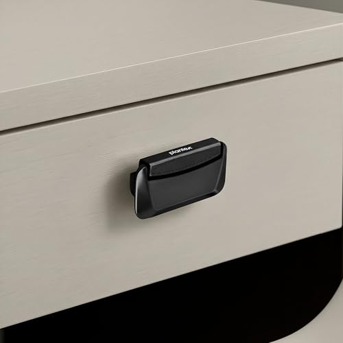 Image of Plantex Drawer Kadi /3 Inch Chest Handle for Drawer /Rectangular Cabinet Kadi /Pull-Push Kadi for Home /Office Drawer - Pack of 1 (DTK-295, Black)