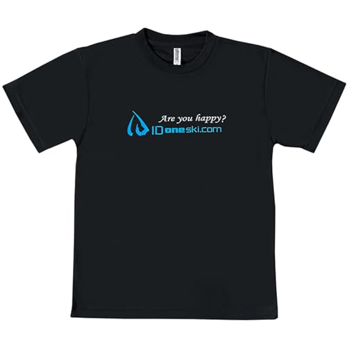 ID one �i�A�C�f�B�����j�h���C�s�V���c Are you happy? �u���[/�z���C�g Blue/White �u���b�N Black (JP, �A���t�@�x�b�g, L, �u���b�N)