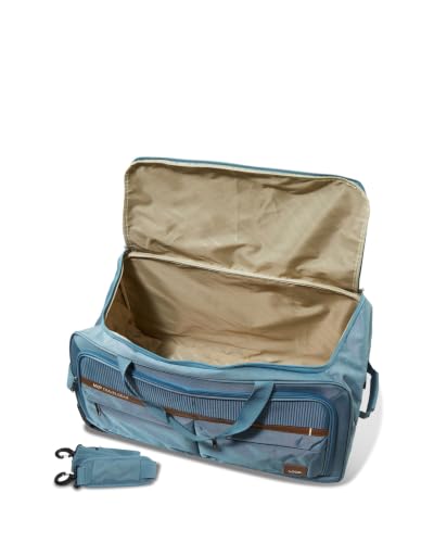 Image of VIP Grande Medium Size 2-Wheel Duffle Trolley Bag, Smoke Blue