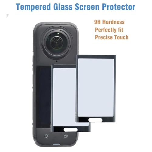 Image of Action Pro Tempered Glass + Lens Guard Compatible with Insta360 X4 Camera Accessories