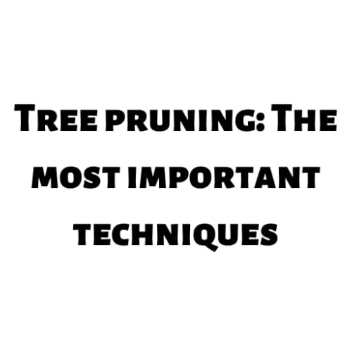 Tree pruning: The most important techniques