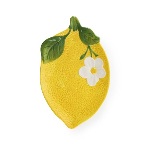 Excelsa Amalfi Set 6 Piatti Portata/Aperitivo, Ceramica, 26x12 cm, Multicolore