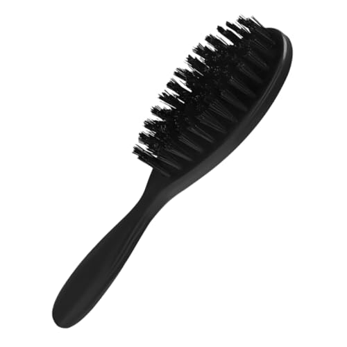 minkissy Men's Soft Beard Brush Travel Pocket Grooming Mustache Comb for Men Curly Hair Smoothing Brush