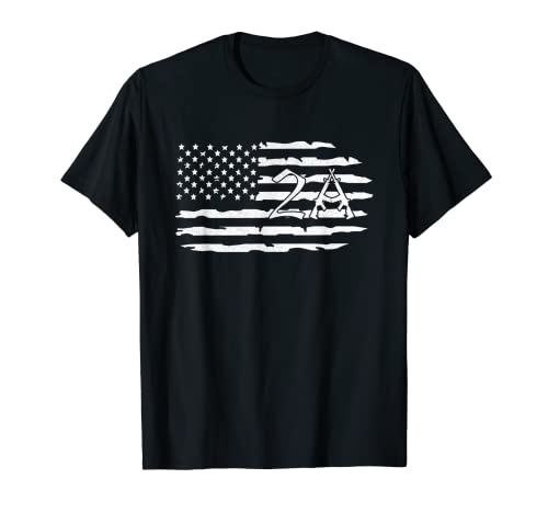 2nd Amendment Flag - 2A Gun Rights Conservative Gift T-Shirt
