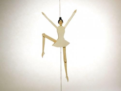Ballerina Hampelmann (Jumping Jack) Decorative Pull Toy